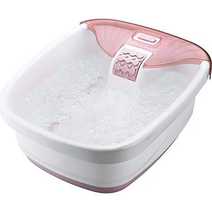 Homedics, Bubble Bliss Deluxe Massaging Foot Spa with Heat, Pink, FB-52J