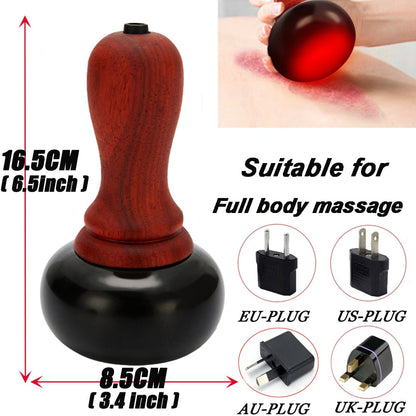 Hot Stone Electric GuaSha Massager - Experience Spa-Quality Relaxation at Home - Relieve Tension and Improve Circulation